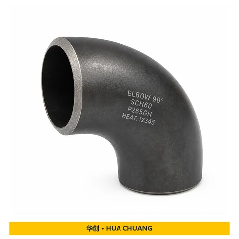 Pipe elbows — Carbon steel · P265GH · SCH60
