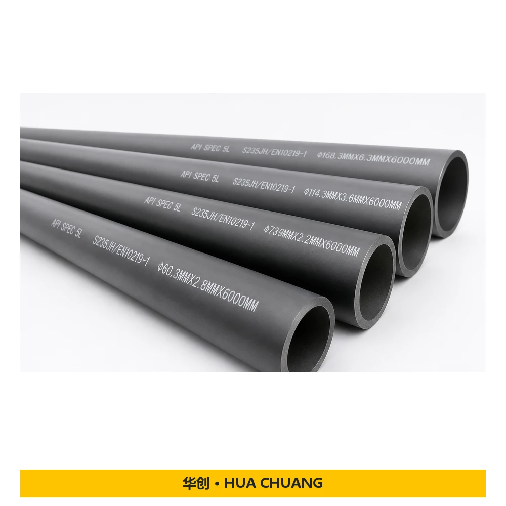 Seamless steel pipes — API 5L · Carbon steel · 2.11MM – 60MM · Seamless