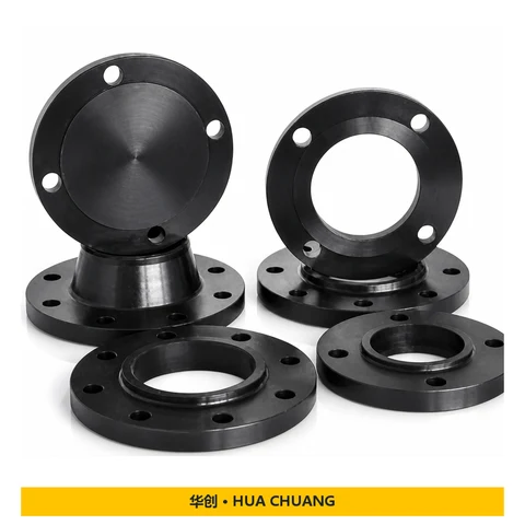 Pipe flanges — ASME B16.5 / ASME B16.47 · Carbon steel · A105 · 150 LBS / 300 LBS · Black paint