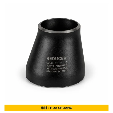 Reducciones concéntricas / Reducciones excéntricas Serie de productos — ASME B16.9 · Acero inoxidable · 304L / 316L · Aceite protector