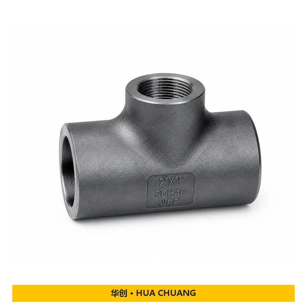 Reducing tees — ASME B16.9 · Carbon steel · A234 WPB · DN50 · SCH 40