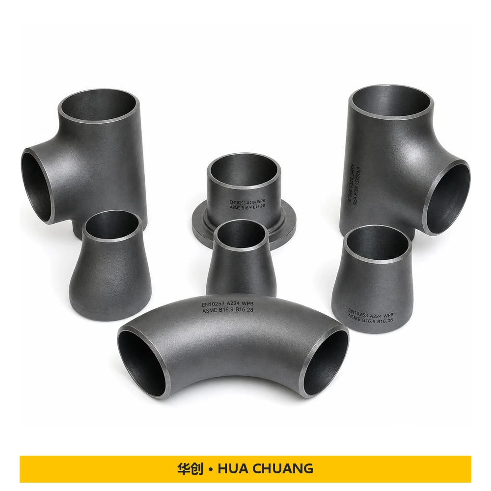 Stumpfschweißfittings Produktreihe — ASME B16.9 / EN 10253 · Kohlenstoffstahl · A234 WPB