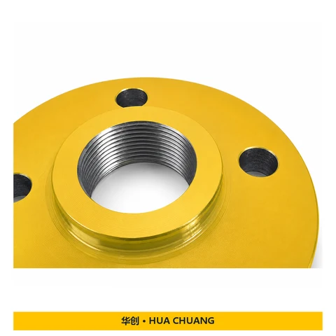 Slip-on flanges — BS 4504 / BS 10 · Carbon steel · ST37.2 · 64'' · PN16 · Yellow paint