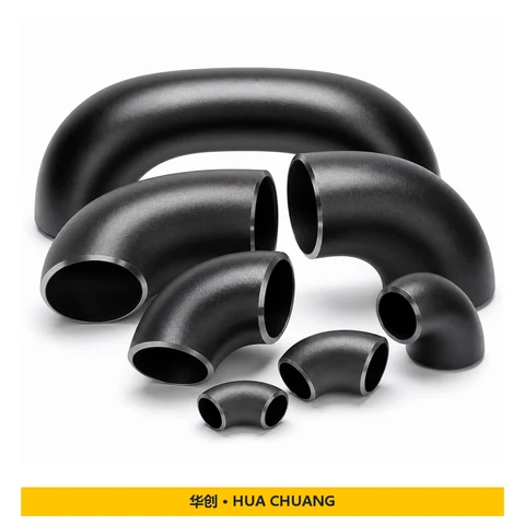Pipe elbows — SCH40 / SCH80 / SCH160 · 180° / 45° / 90° / 180° · Seamless / Welded