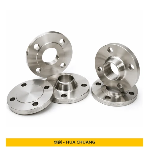 Slip-on flanges / Blind flanges / Threaded flanges Product series — EN 1092-1 / DIN 2566 / DIN 2576 / DIN 2633 · Carbon steel / Stainless steel