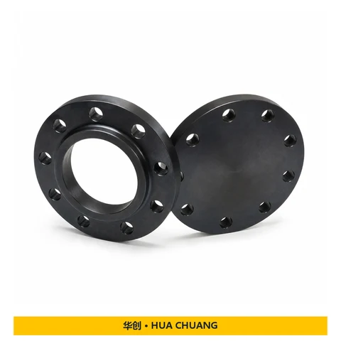 Slip-on flanges / Blind flanges Product series — BS 4504 / BS 10 · Carbon steel · DN200 · PN16