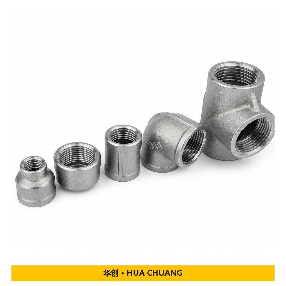 Threaded fittings — ASME B16.11 · Carbon steel / Stainless steel · 3000#