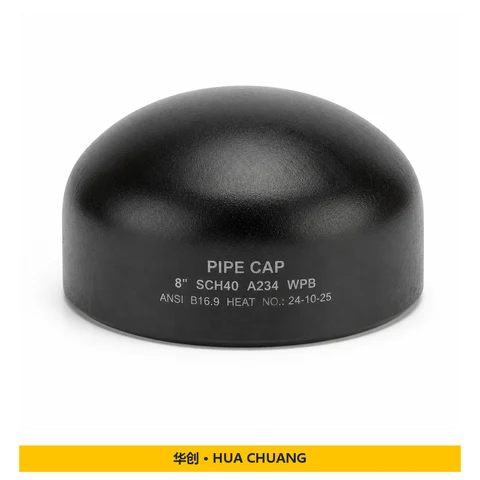 Pipe end caps — ASME B16.9 · Carbon steel / Stainless steel · Seamless