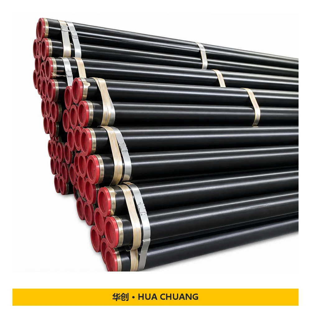 Seamless steel pipes — Carbon steel · Black paint