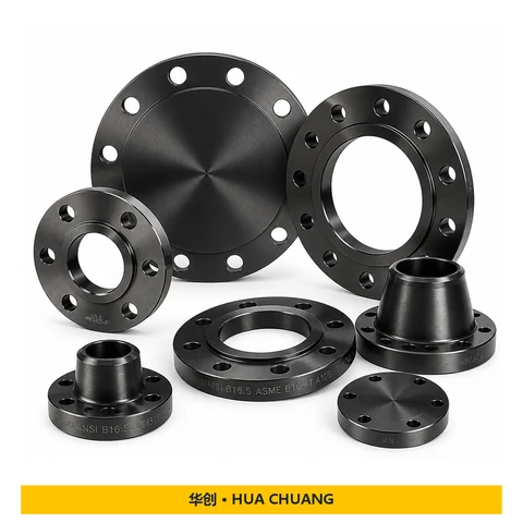 Pipe flanges — ASME B16.5 / ASME B16.47 · Carbon steel · RF