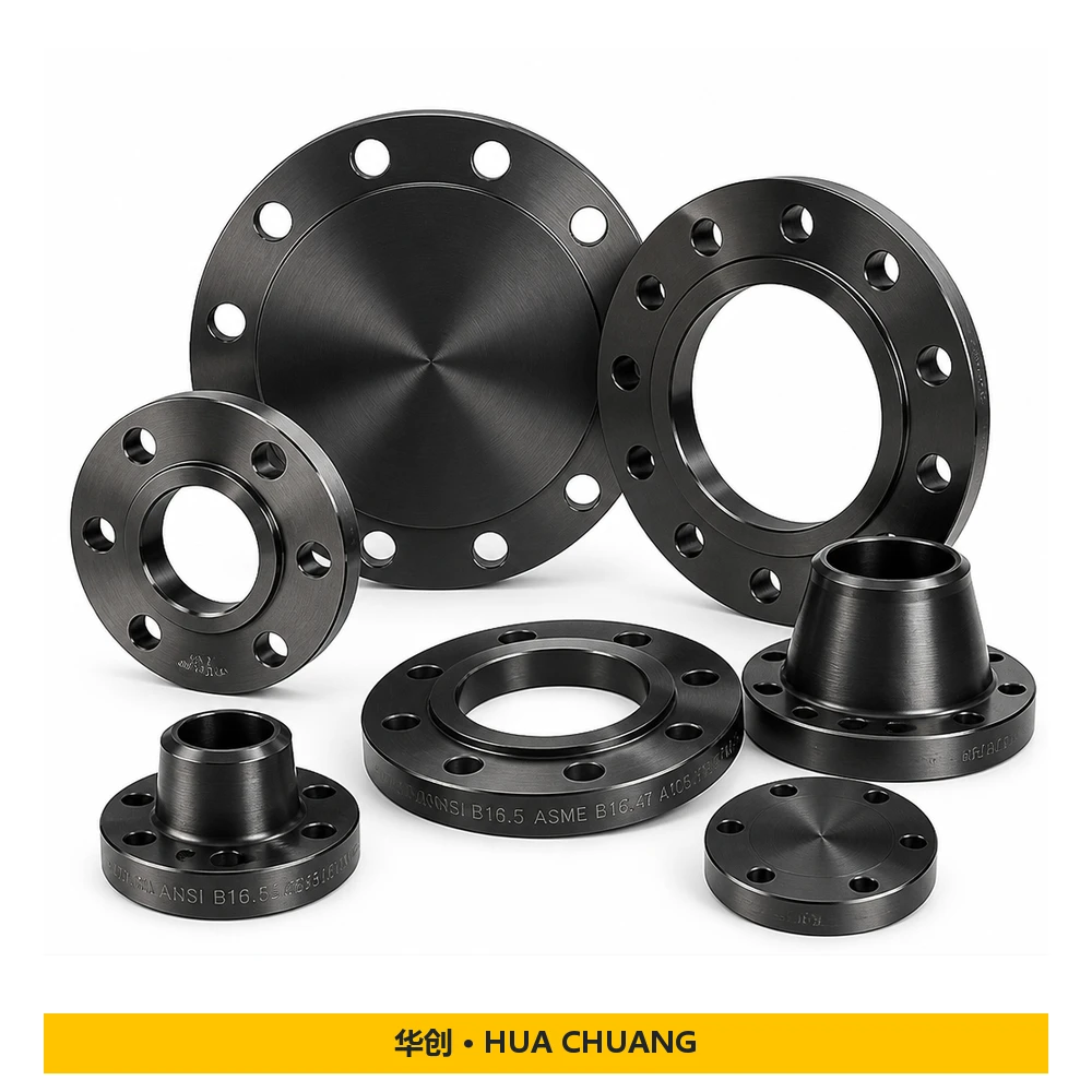 فلنجات الأنابيب — ASME B16.5 / ASME B16.47 · فولاذ كربوني · RF