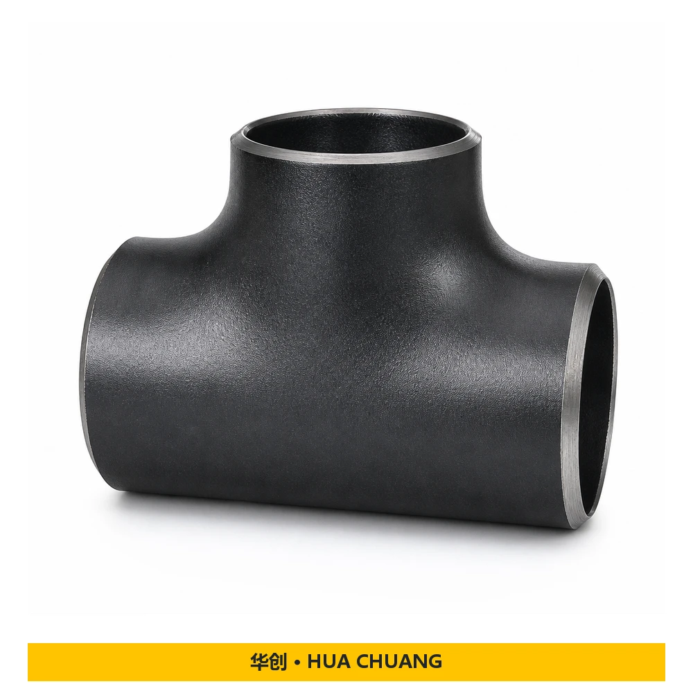 Pipe tees — Carbon steel / Stainless steel · 14'' / 16'' / 18'' · Protective oil · Seamless
