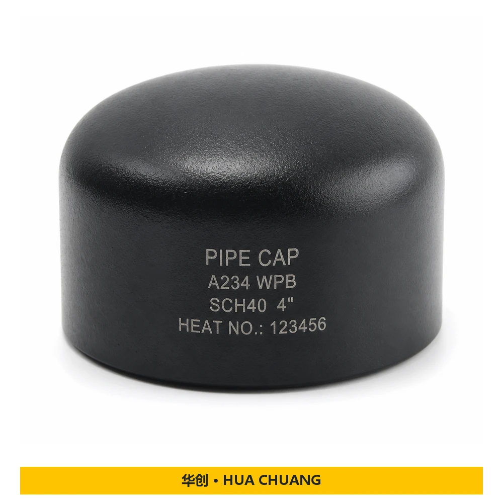 Pipe end caps — Carbon steel · Protective oil