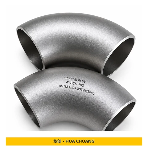 Pipe elbows — 4" · 45° / 45° · LR