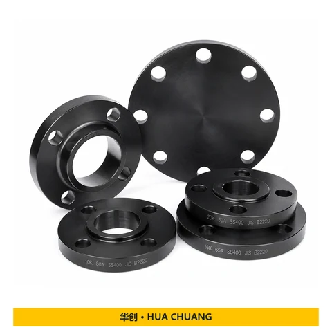 Slip-on flanges / Blind flanges Product series — JIS B2220 · Carbon steel · SS400 · 5K / 10K / 16K / 20K
