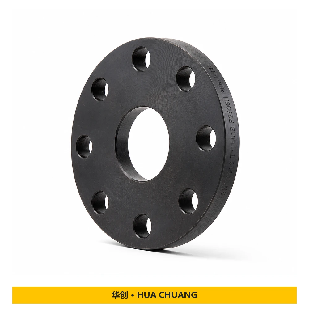 Bridas para tuberías — EN 1092-1 · TYPE01B · Acero al carbono · P250GH · PN16 / PN6-PN40 · FF