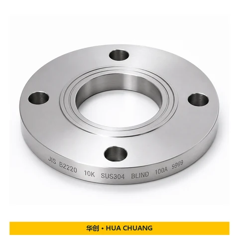 Blind flanges — JIS B2220 · Stainless steel · 5K / 10K / 16K / 20K · RF / FF / RTJ