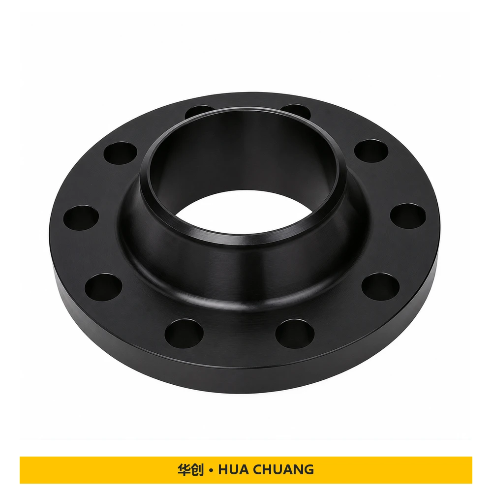 Rohrflansche — ASME B16.5 / ASME B16.47 · Kohlenstoffstahl · Schwarzer Lack