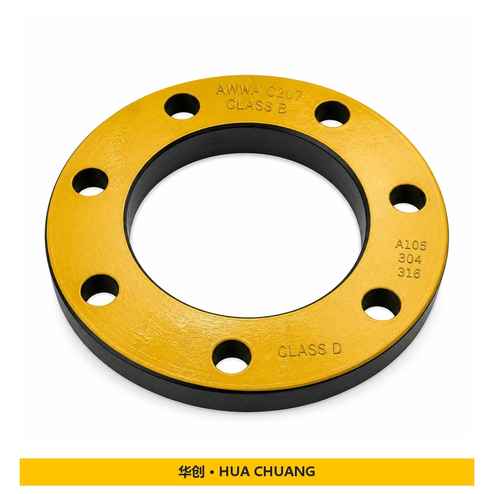 Ringflansche — AWWA C207 · Kohlenstoffstahl / Edelstahl · A105 / 304 / 316 · CLASS B / CLASS D