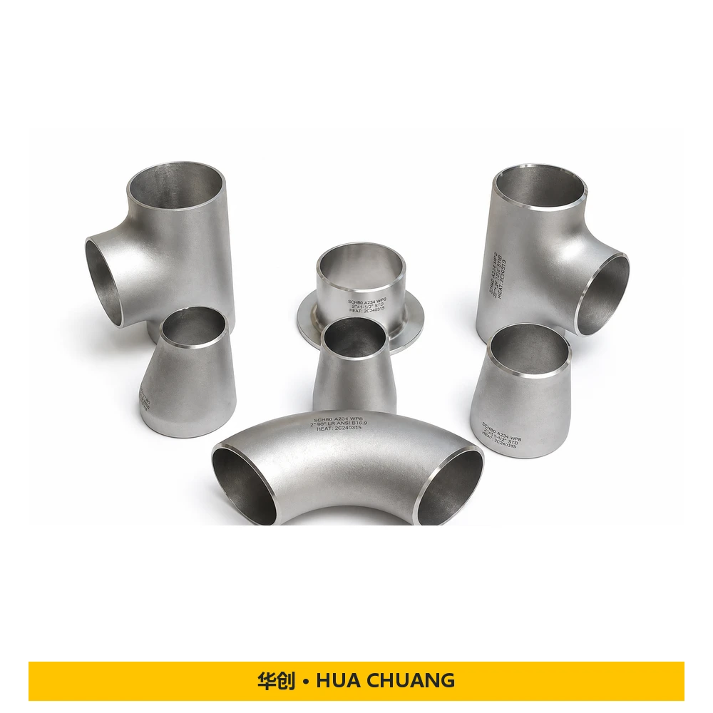Accesorios para soldadura a tope — EN 10253 · Acero al carbono · STD / SCH20 / SCH40 / SCH80