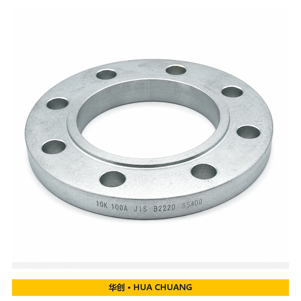 Slip-on flanges — JIS B2220 · Carbon steel · SS400 · DN10 – DN3600 / 1/2" – 104" · 10K · Galvanized