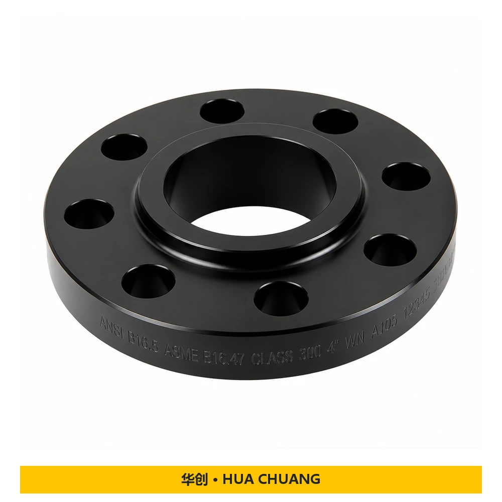 Rohrflansche — ASME B16.5 / ASME B16.47 · Kohlenstoffstahl · CLASS 300 · Schwarzer Lack