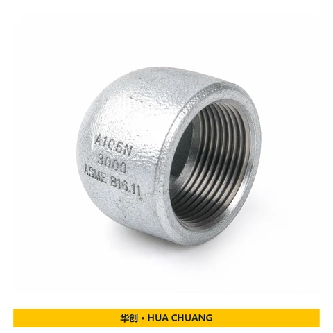 Forged pipe fittings — ASME B16.11 · Carbon steel · A105 · 3000LB · Galvanized