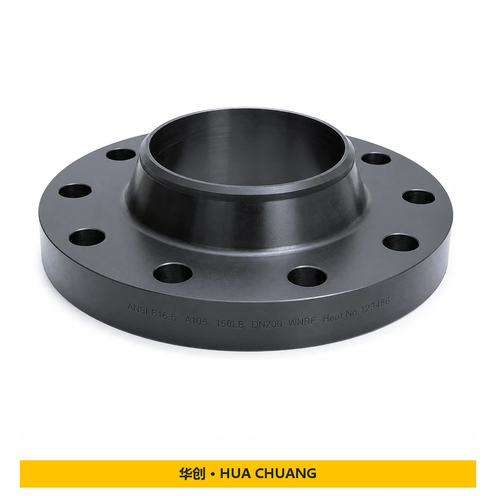 Vorschweißflansche — ASME B16.5 / ASME B16.47 · Kohlenstoffstahl · A105 · DN200 · 150LBS