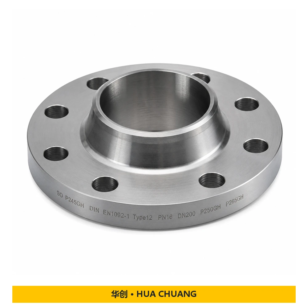 Slip-on flanges / Hub flanges Product series — EN 1092-1 · TYPE12 · Carbon steel · P245GH / P250GH / P265GH / P280GH · DN200 · PN16