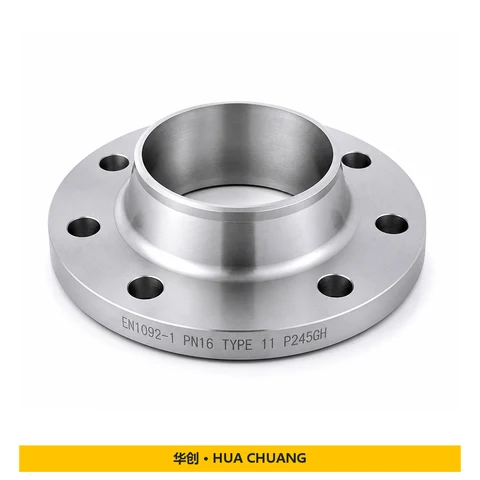 Vorschweißflansche — EN 1092-1 · TYPE 11 · Kohlenstoffstahl · P245GH · PN16