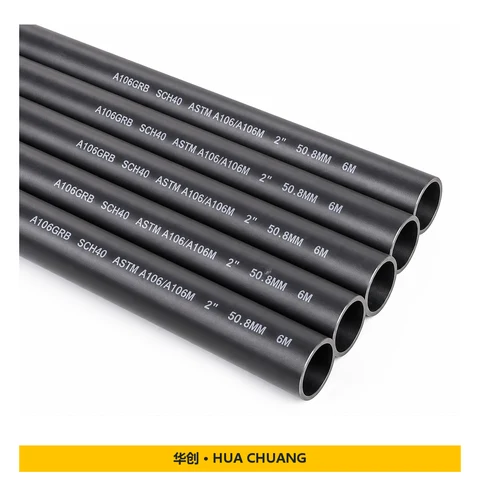 Seamless steel pipes — Carbon steel · A106 GRB · SCH 40 · Seamless