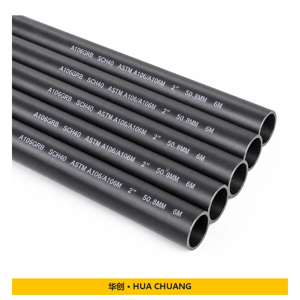 Seamless steel pipes — Carbon steel · A106 GRB · SCH 40 · Seamless