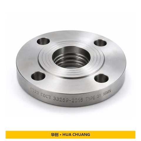 Weld neck flanges / Plate flanges Product series — GOST 33259 · TYPE 01 16 / TYPE 11 · Carbon steel · CT20 / 16MN