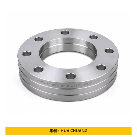 Slip-on flanges — JIS B2220 · Carbon steel · SS400 / SF390A · 10K