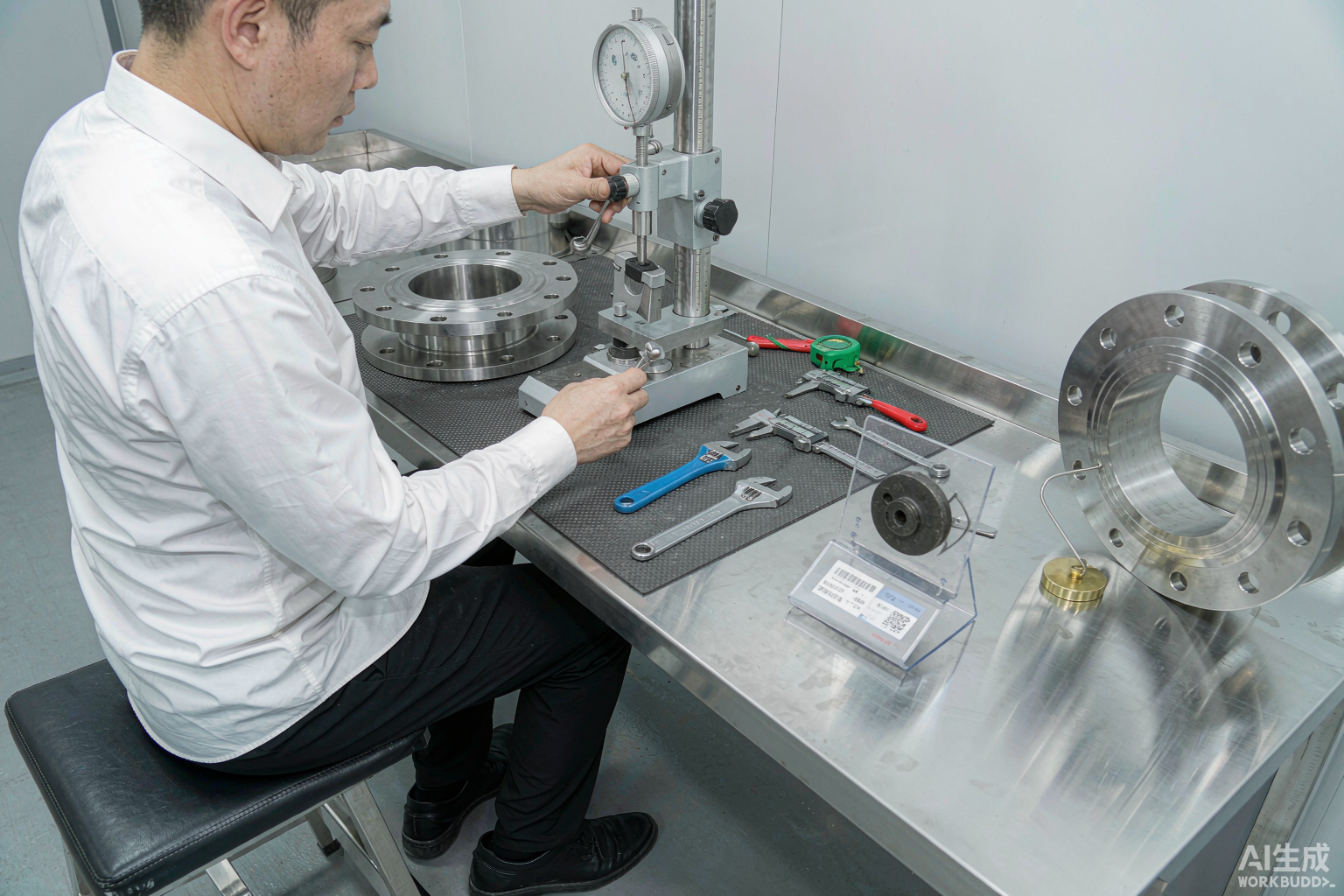 Flange dimensional inspection